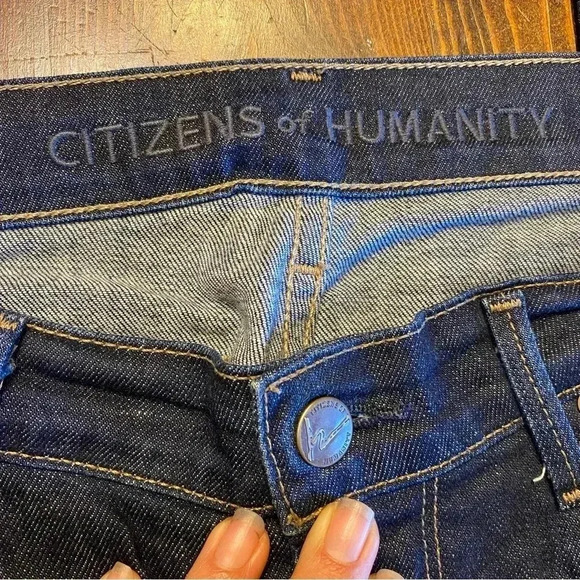 CITIZENS OF HUMANITY Elson Medium Rise Straight Stretch Jeans size 30 - Picture 8 of 15